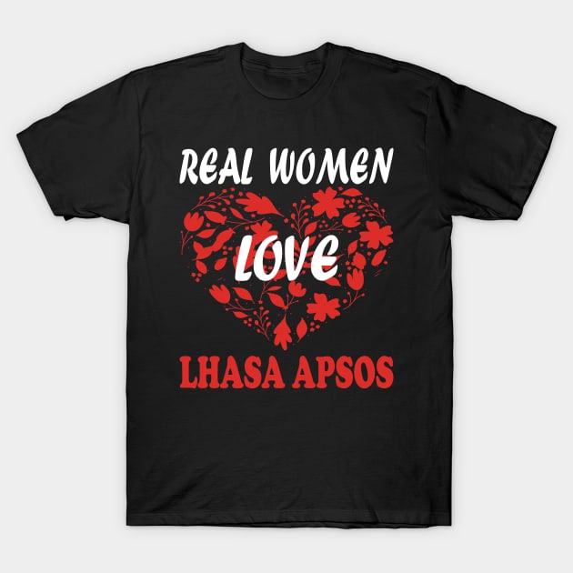 Real Women Love LHASA APSOS T-Shirt by premium_designs